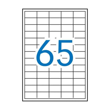 Apli Pack de 6.500 Etiquetas Rectangulares 38x21.2mm