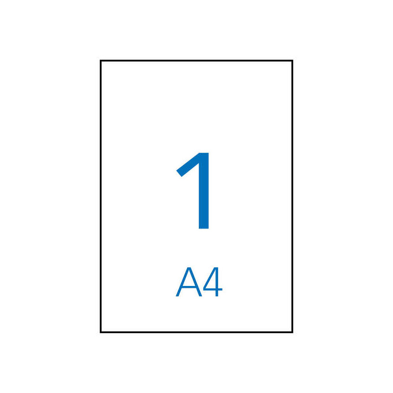 Apli Pack de 10 Etiquetas Resistentes a la Intemperie 210x297mm