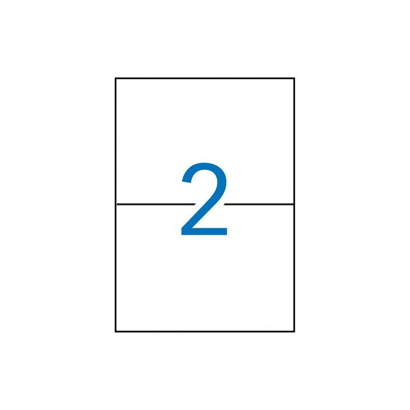 Apli Pack de 200 Etiquetas Rectangulares 210x148mm
