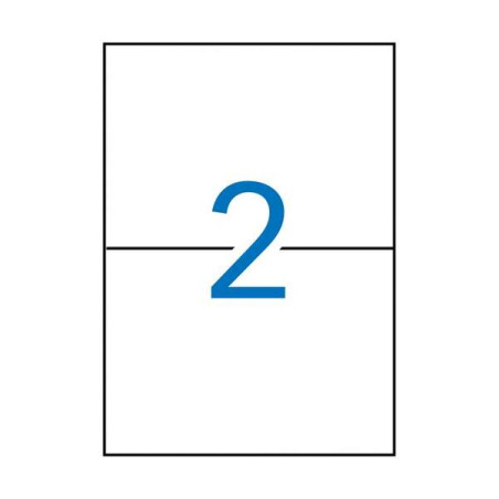 Apli Pack de 200 Etiquetas Rectangulares 210x148mm