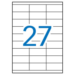 Apli Pack de 2.700 Etiquetas Rectangulares 70x30mm