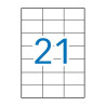 Apli Pack de 2.100 Etiquetas Rectangulares 70x42.4mm