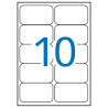 Apli Pack de 1.000 Etiquetas Rectangulares 99,1x57mm