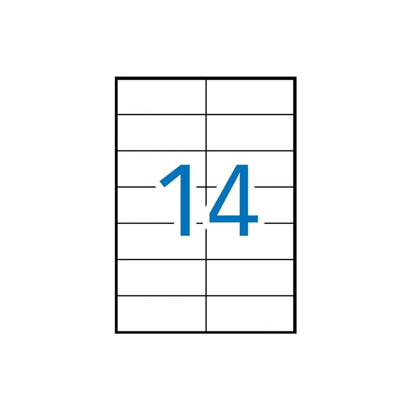 Apli Pack de 1.400 Etiquetas 105x42.4mm