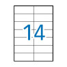 Apli Pack de 1.400 Etiquetas 105x42.4mm