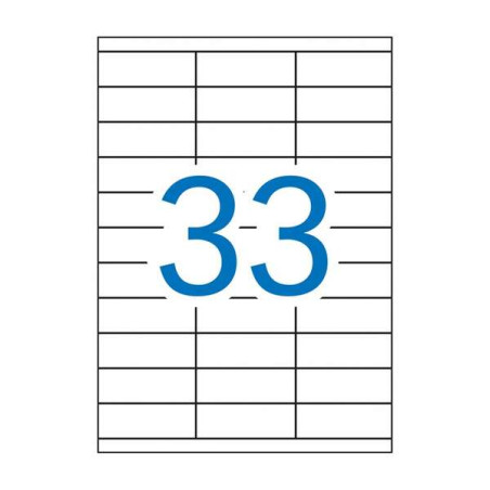 Apli Pack de 3.300 Etiquetas Rectangulares 70x25.4mm