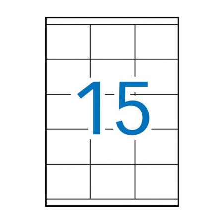 Apli Pack de 1.500 Etiquetas Rectangulares 70x50,8mm