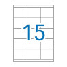 Apli Pack de 1.500 Etiquetas Rectangulares 70x50,8mm
