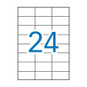 Apli Pack de 2.400 Etiquetas Rectangulares 70x37mm