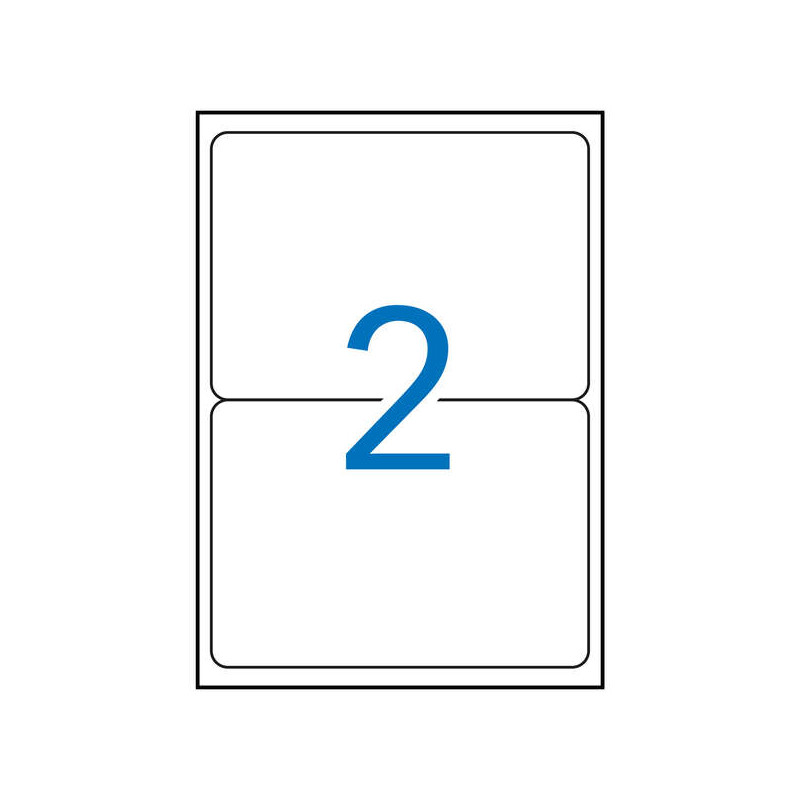 Apli Pack de 200 Etiquetas Rectangulares 199.6x144.5mm