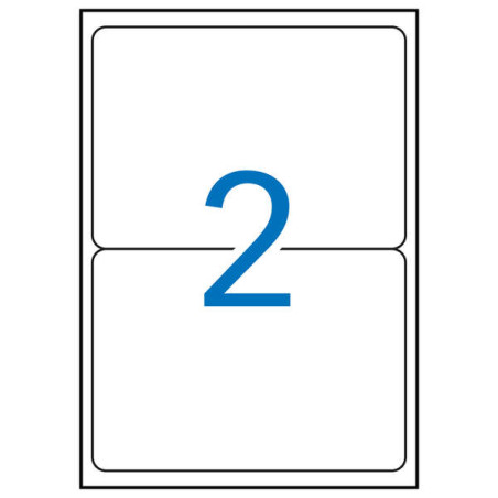Apli Pack de 200 Etiquetas Rectangulares 199.6x144.5mm