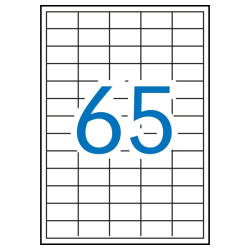 Apli Pack de 6.500 Etiquetas Rectangulares 38 x 21.2mm