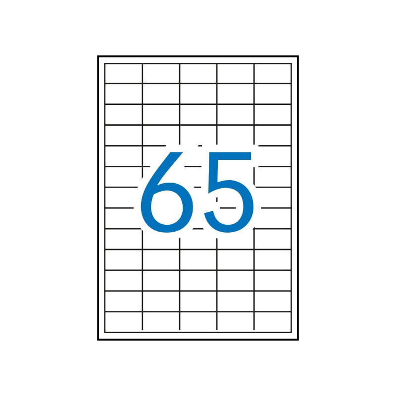 Apli Pack de 6.500 Etiquetas Rectangulares 38 x 21.2mm