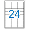 Apli Pack de 12.000 Etiquetas Rectangulares 64.6x33.8mm