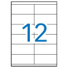 Apli Pack de 6.000 Etiquetas Rectangulares 105x48mm