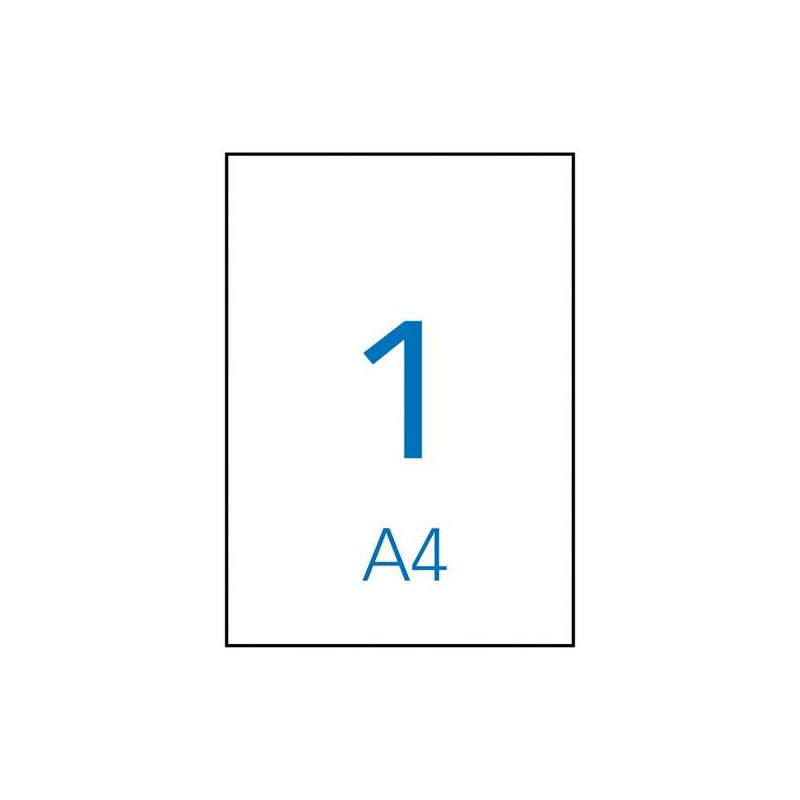 Apli Pack de 500 Etiquetas 210x297mm