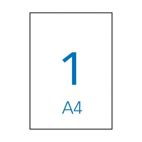 Apli Pack de 500 Etiquetas 210x297mm