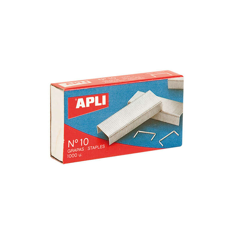 Apli Grapas Galvanizadas Plata Brillante 0.53mm (20u.)