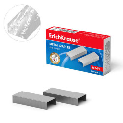 ErichKrause Caja de 1000 Grapas 24/6 Galvanizadas