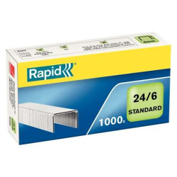 Rapid Caja de 1000 Grapas 24/6 Confort (20u.)