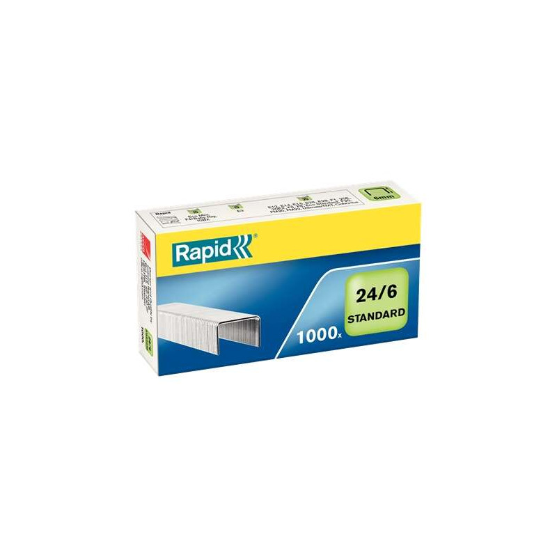 Rapid Caja de 1000 Grapas 24/6 Confort (20u.)