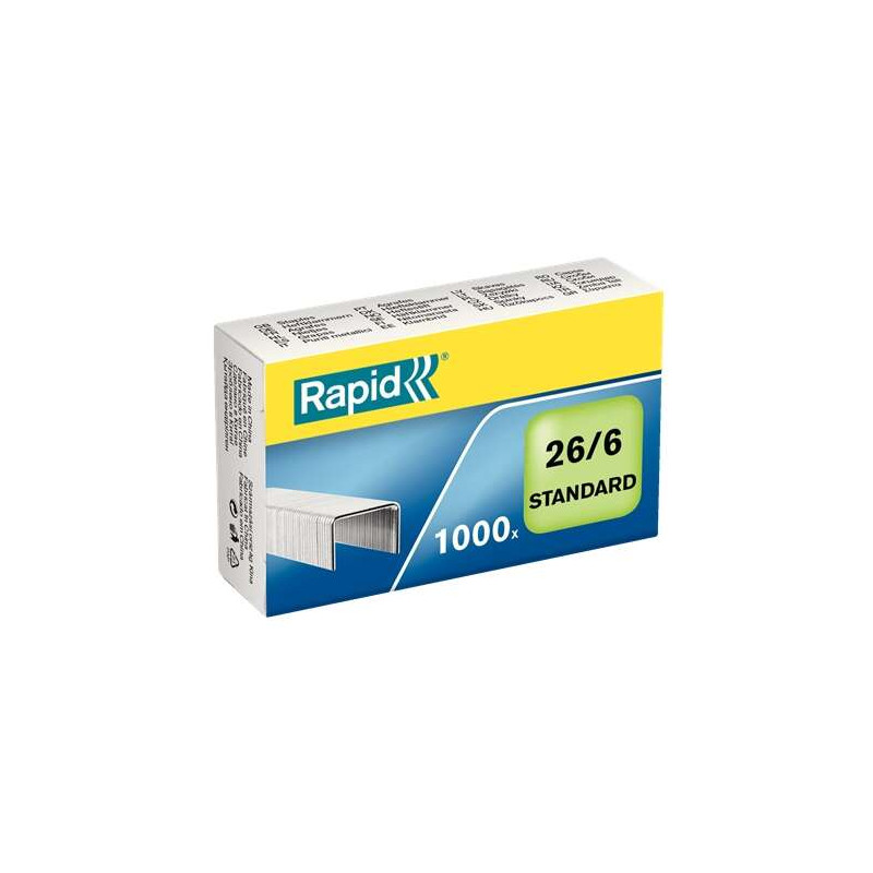 Rapid Confort Caja de 1000 Grapas 26/6