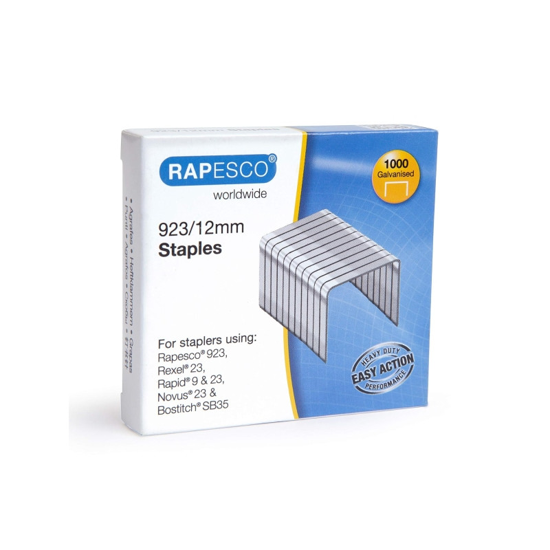 Rapesco Caja de 1000 Grapas 923/12