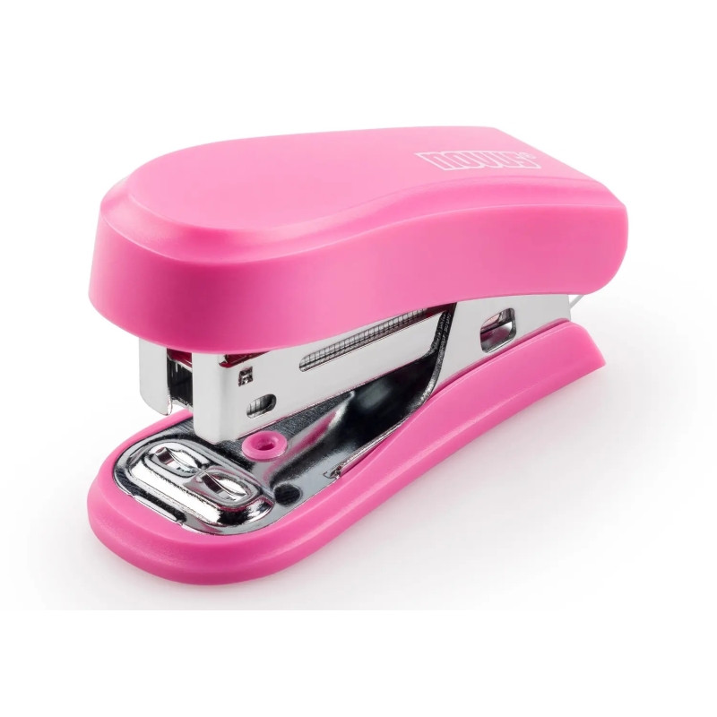 Novus Mini Grapadora Compacta Rosa