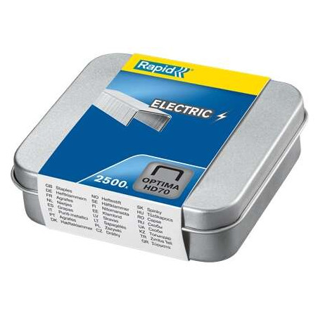 Rapid Optima HD70 Caja de 2500 Grapas HD70