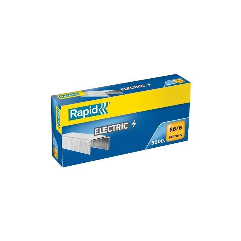 Rapid Strong Caja de 5000 Grapas 66/6 Electric