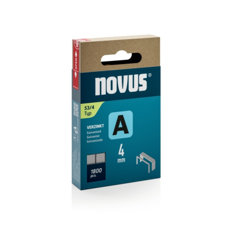 Novus A Tipo 53 Caja de 1800 Grapas 53/4 Galvanizadas