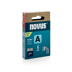 Novus A Tipo 53 Caja de 1800 Grapas 53/6 Galvanizadas
