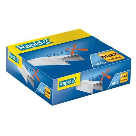 Rapid Duax Strong Caja de 1000 Grapas para Gruesos