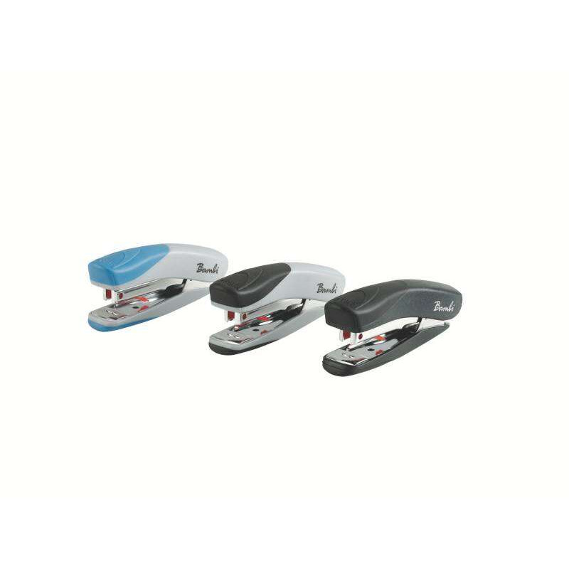 Rexel Bambi Mini Grapadora Metalica + Caja de 1.500 Grapas Nº25 (10u.)