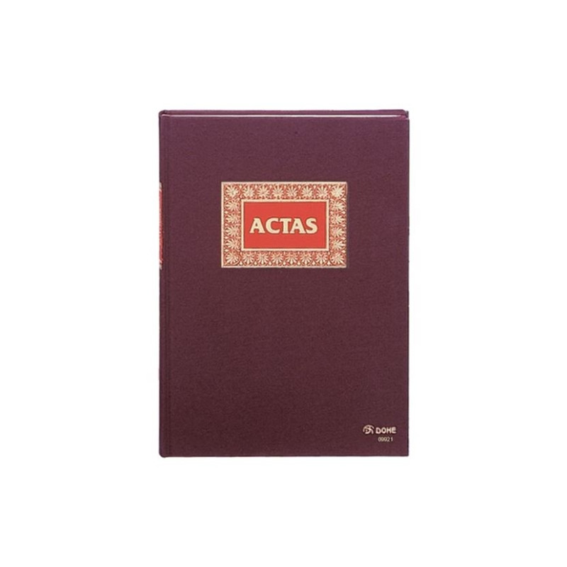 Dohe Libro Actas 50 Hojas Numeradas Papel Offset de 100gr