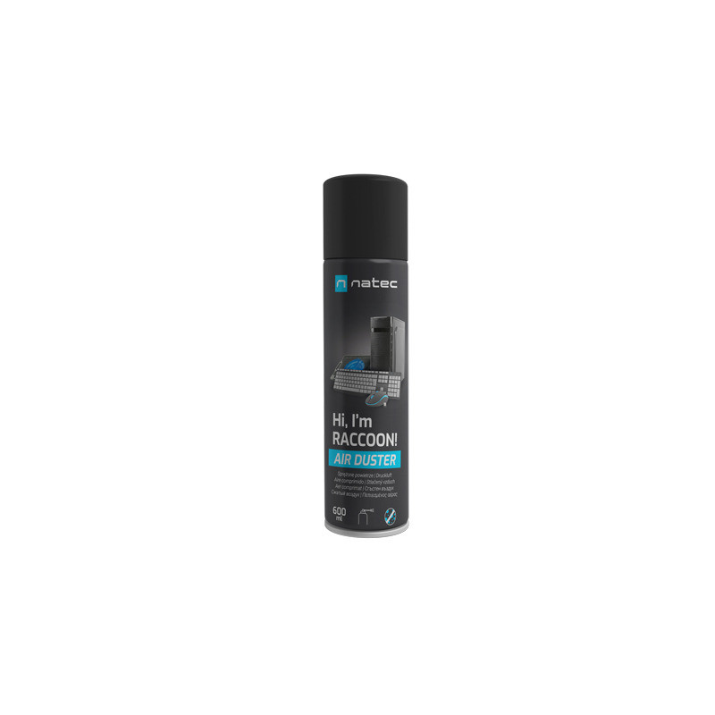 Natec Raccoon 600 ml Aire Comprimido