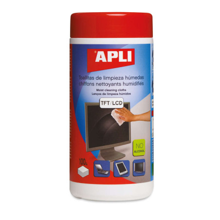 Apli Toallitas Humedas Anti-Estaticas