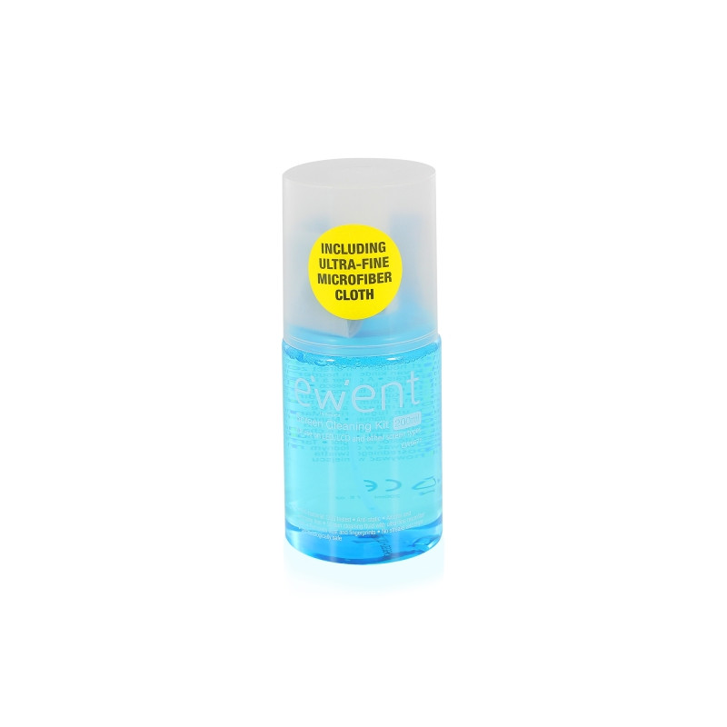 Ewent Set de Limpieza Universal Spray 200ml + Paño 20x20cm