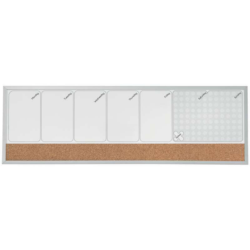 Nobo Planificador Semanal de Pizarra Magnetica Pequeña 585x190mm