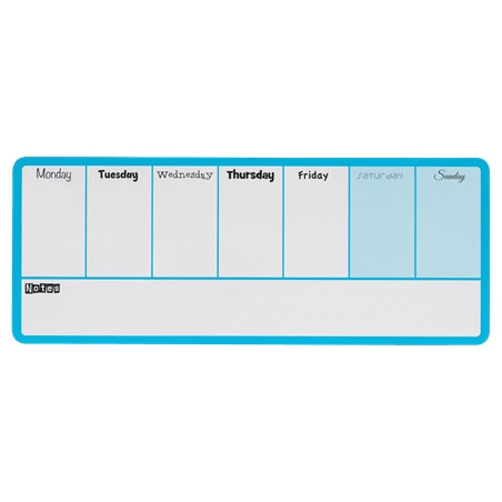 Nobo Planificador Semanal de Pizarra Magnetica Mini 360x140mm