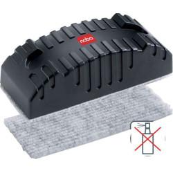 Nobo Borrador Magnetico para Pizarra Blanca Negro Borra en Seco - Elimina Residuos de Tinta y