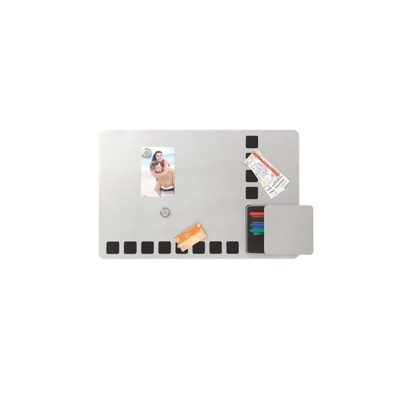 Nobo Pizarra Combinada Magnetica con Cuadriculas de Espuma para Fijar Notas 610x390mm