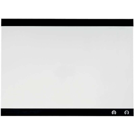 Nobo Pizarra Blanca Magnetica Pequeña con Clip para Notas 430x580mm