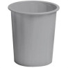 Faibo Papelera con Capacidad de 14L Gris
