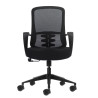 Oqonos Cherg 006 Silla de Oficina Ergonomica con Respaldo de Malla Transpirable, Piston de Gas Clase 4, Soporte Lumbar