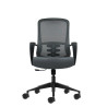 Oqonos Cherg 007 Silla de Oficina Ergonomica con Respaldo de Malla Transpirable, Piston de Gas Clase 4, Soporte Lumbar