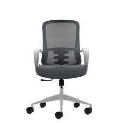 Oqonos Cherg 009 Silla de Oficina Ergonomica con Respaldo de Malla Transpirable, Piston de Gas Clase 4, Soporte Lumbar