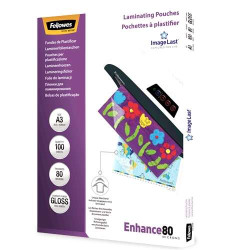 Fellowes Pack de 100 Fundas para Plastificar Brillo A3