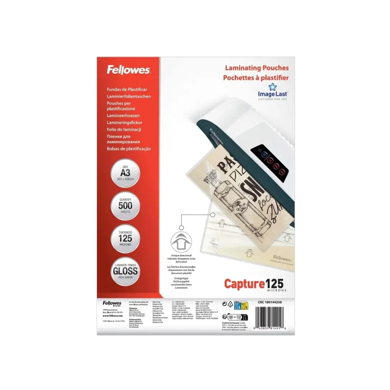 Fellowes Imagelast Pack de 500 Fundas para Plastificar