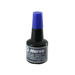 Horse Bote de Tinta para Tampon 30ml Azul Sin Aceite - Color Azul